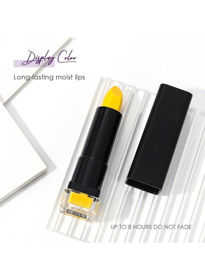 Kilshye Matte Lipstick Hight Pigment Lipsticks Long Lasting Lip Stick Waterproof Lips Gloss Cream Lipgloss Makeup for Women and Girls Pack of 1 (D- Yellow 17) - Image 4