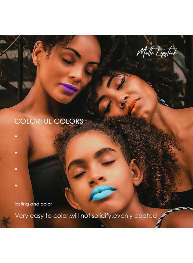 Kilshye Matte Lipstick Hight Pigment Lipsticks Long Lasting Lip Stick Waterproof Lips Gloss Cream Lipgloss Makeup for Women and Girls Pack of 1 (D- Yellow 17) - Image 5