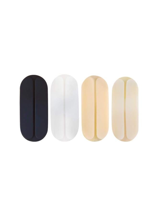 klarako 6pcs Silicone Shoulder Pads Bra Strap Cushions Holder Non Slip Shoulder Protectors for Woman Black  - Image 5