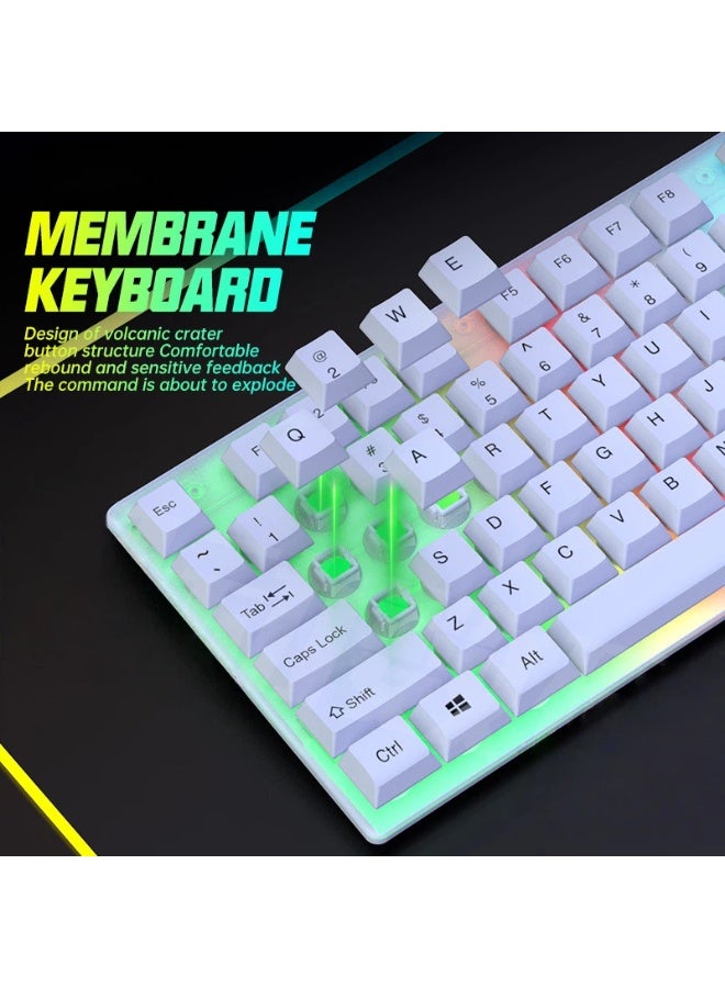 general Wired luminous wired keyboard and mouse set gaming desktop computer accessories - Image 4