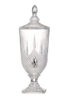 Glass Drink Dispenser with Tap 3L Water Cocktail Cold Beverage Drink Juice Jar