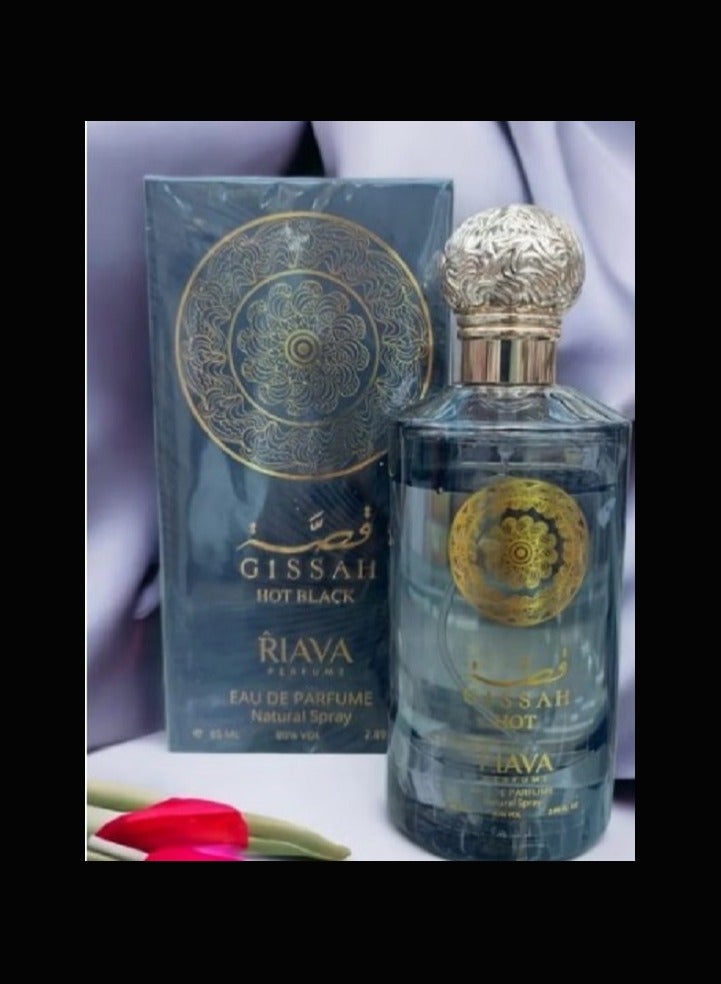 عطر قصة هوت بلاك 85 مل