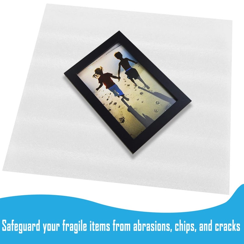 DAT 100 Pack Foam Sheets, DAT 12" x 12", 1/16" Thickness, Foam Wrap Cushioning Material, Moving Supplies for Packing Storage and Shipping - Image 2