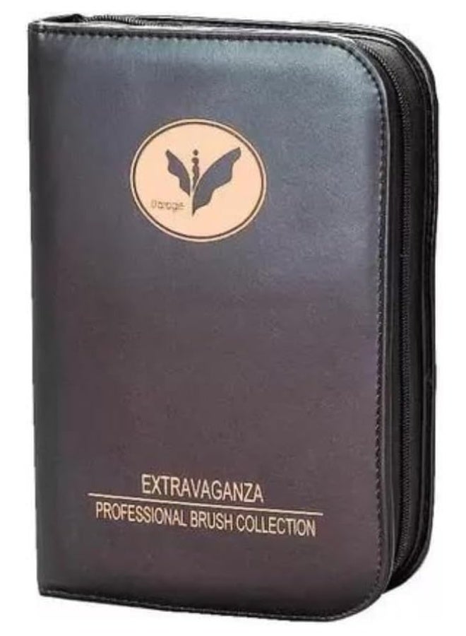 daroge 29-Piece Makeup Brush Set Black/Rose Gold - Image 2