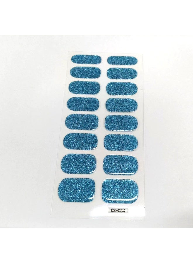 ملصقات أظافر جل جديدة لا تحتاج للأشعة فوق البنفسجية - فن أظافر سهل، مظهر صالون في المنزل، قابلة لإعادة الاستخدام ومقاومة للماء