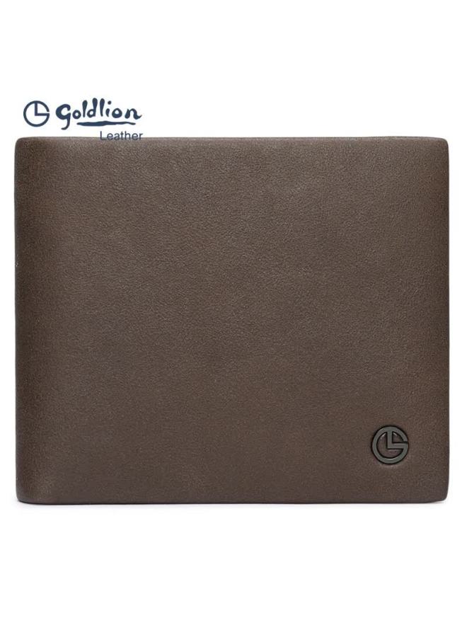 Goldlion Men's Wallet, Short Leather Billfold, Bifold Wallet With Multiple Card Slots, Gift Box, Birthday Present - Image 5