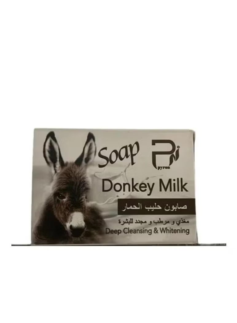 PYRON Donkey milk soap, nourishing, moisturizing and rejuvenating for the skin, 100g - Image 3