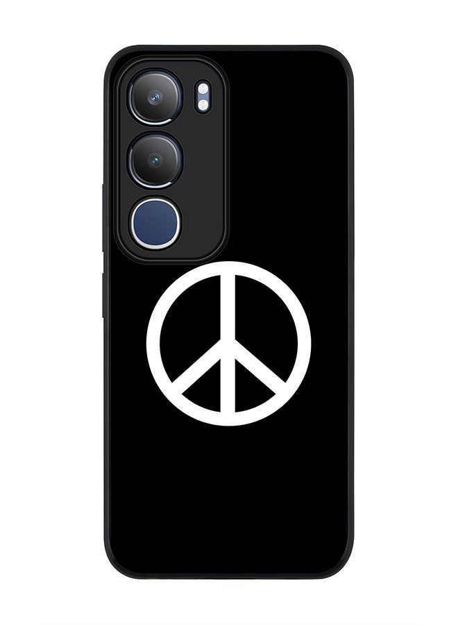 Stylizedd For vivo Y19s / Y19s Pro Case,Slim fit Camera Protection, Shockproof Thin Phone cover  - Peace Sign