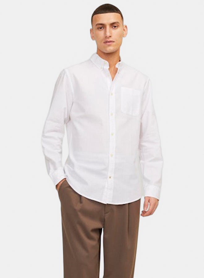 JACK & JONES JACK & JONES Mens Oxford Longsleeve Shirt  - Image 2