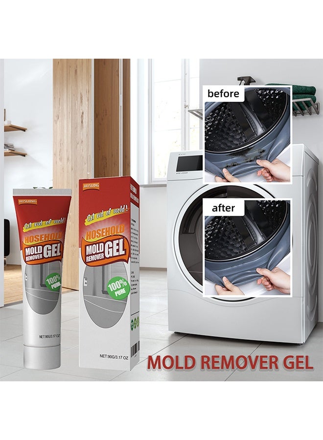 جايسوينغ جل مزيل العفن المنزلي ، جدار الجدار الحمام المطبخ الجدار الأبيض إزالة بقع العفن والعفن ، جل إزالة العفن ، للغسالة ثلاجة دش الحمام - Image 1