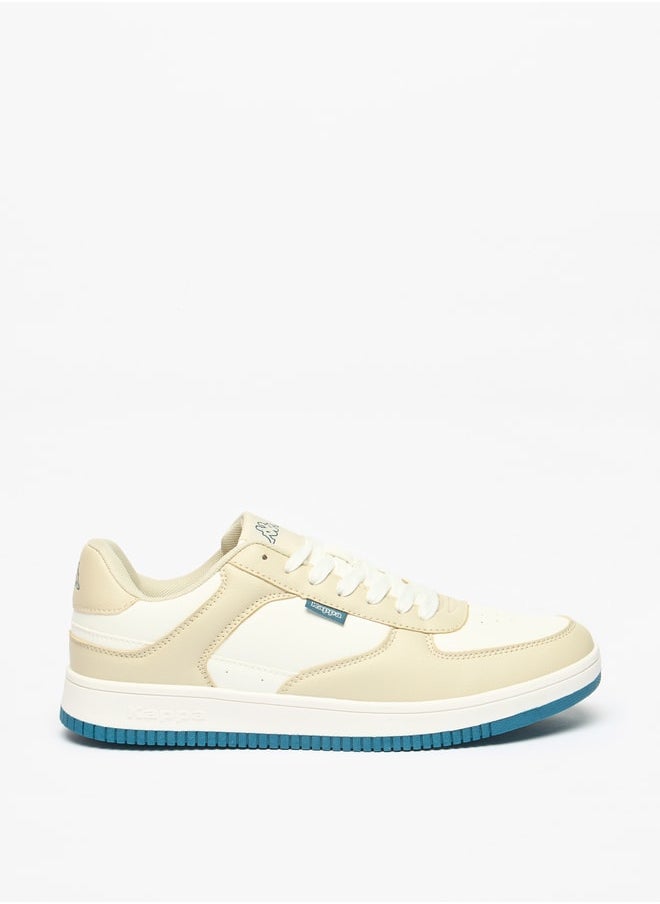 Kappa Men's Colourblock Sports Shoes with Lace-Up Closure  - Image 2