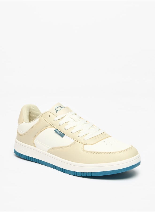 Kappa Men's Colourblock Sports Shoes with Lace-Up Closure  - Image 1
