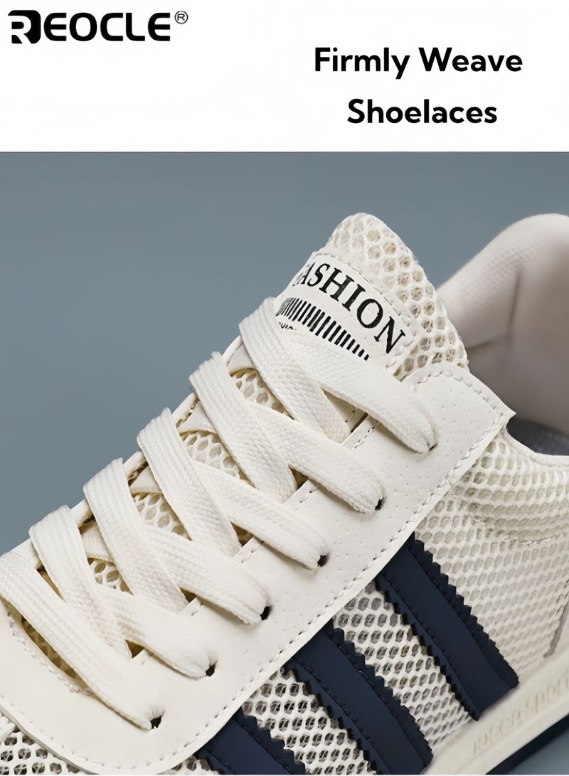 ريوكل أحذية رياضية للرجال ذات تصميم شبكي ونعل ناعم، تتميز بأحذية قيادة مريحة وخفيفة الوزن مناسبة للعمل والمظهر الج غير رسمي - Image 3