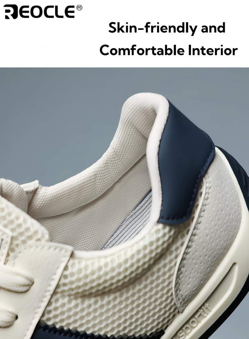 ريوكل أحذية رياضية للرجال ذات تصميم شبكي ونعل ناعم، تتميز بأحذية قيادة مريحة وخفيفة الوزن مناسبة للعمل والمظهر الج غير رسمي - Image 4