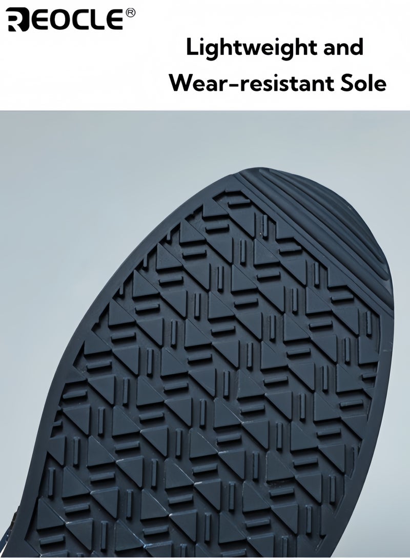 ريوكل أحذية رياضية للرجال ذات تصميم شبكي ونعل ناعم، تتميز بأحذية قيادة مريحة وخفيفة الوزن مناسبة للعمل والمظهر الج غير رسمي - Image 5