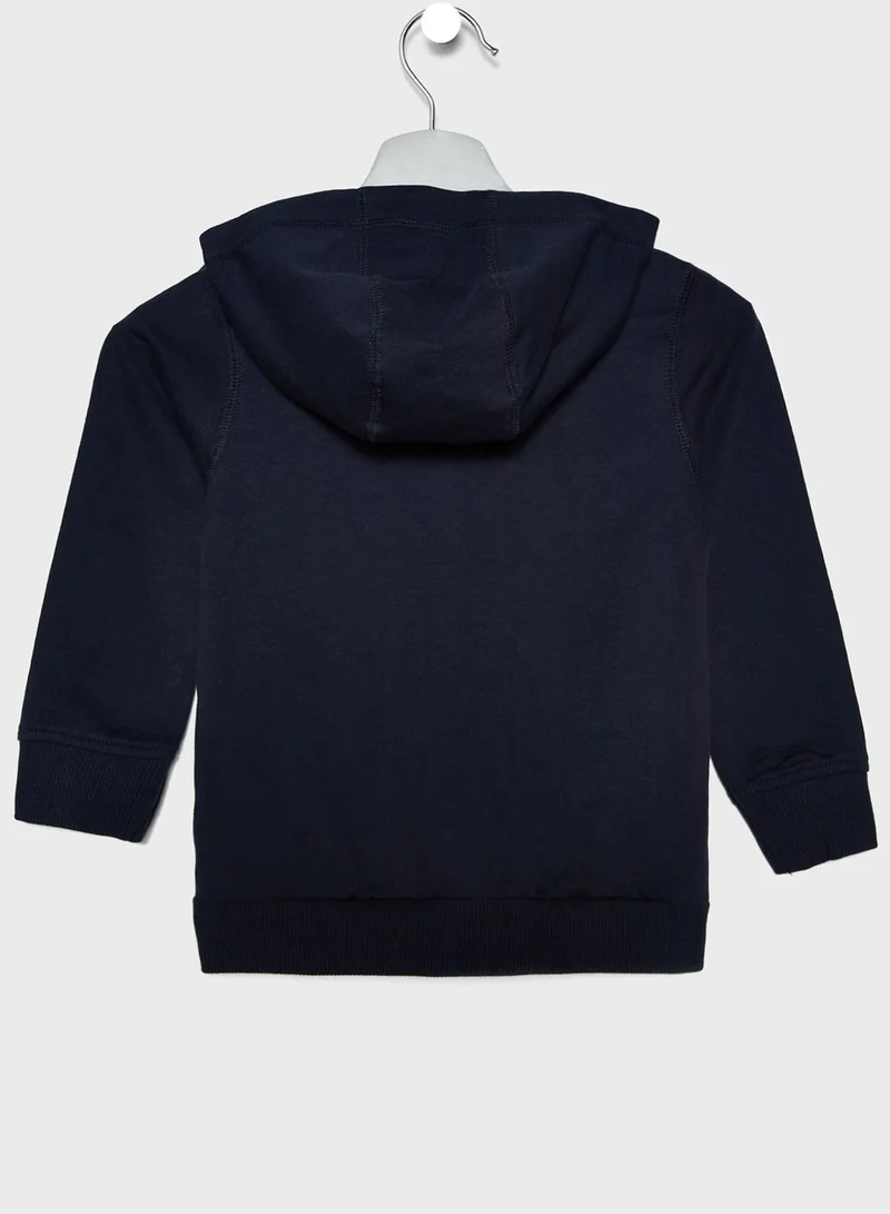 NAME IT Kids Oragnic Cotton Slogan Hoodie