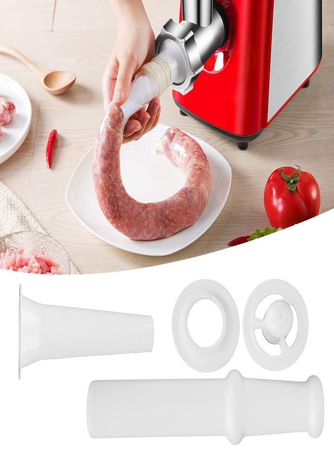 Zerodis Food Grinder Attachment for Kitchen Aid Stand Mixers with Universal Food Pusher + Sausage Filler Nozzle + Kubbe Attachment for Size 5 Meat Grinder - Image 2