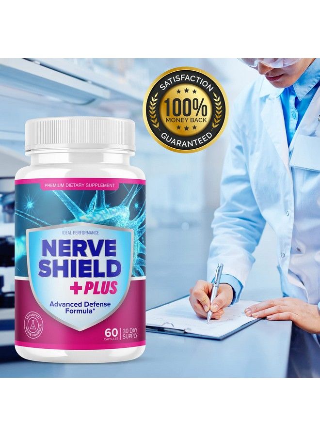 (2 Pack) Nerve Shield Plus Pills Original Supplement Advanced Nerve Formula (120 Capsules)