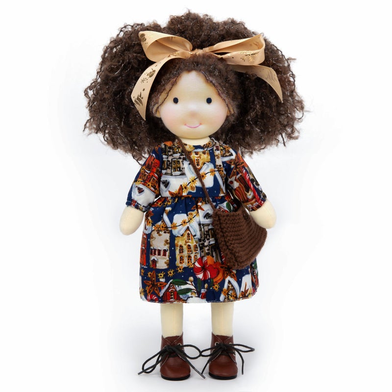 BlissfulPixie Easter Waldorf Doll Handmade Rag Doll Plush Doll Birthday Present with Beautiful Present BoxOlivia 12 - Image 2