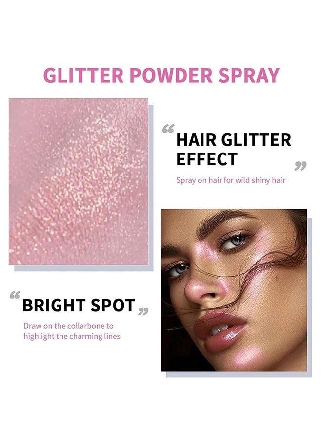 Ushas Shimmer Spray, Long-lasting Body Shimmer Spray 110 ml, Face And Body Pearlizing Setting Spray, Birthday Party Festival Shimmer #01 - Image 5