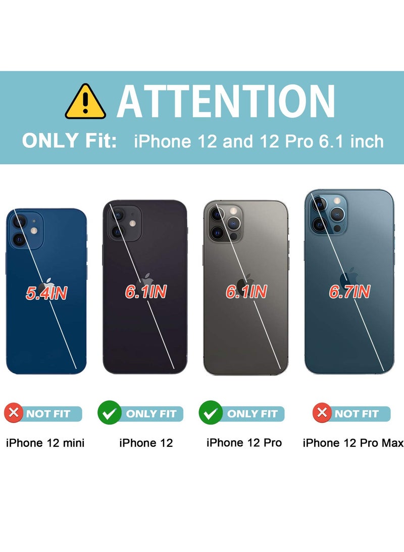 Procases 2 Pack Iphone 12 Pro Iphone 12 6.1 Inch 2020 Privacy Screen Protector Anti Spying Dark Tempered Glass Screen Film Guard Iphone 12 Pro 5G Screen Protector - Image 2