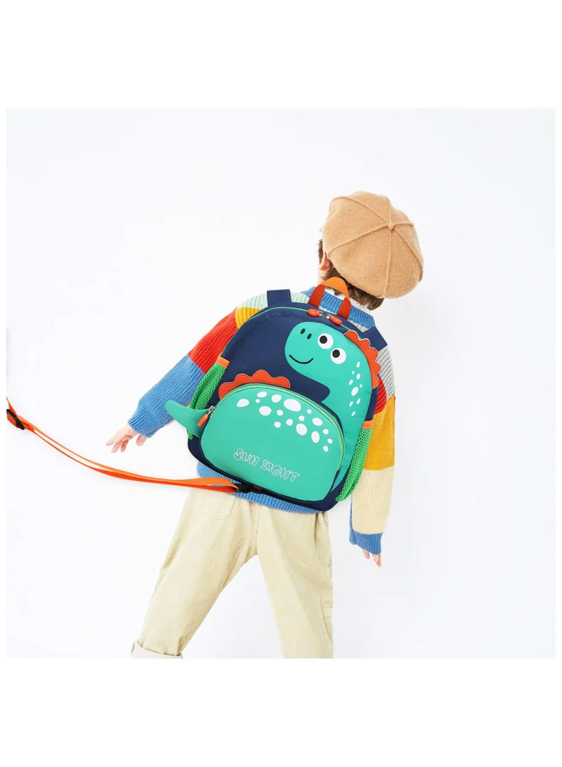 صن إيت Toddler Backpack Dinosaur Preschool Bag for Boys Girls with Anti-Lost Leash, Cute Cartoon Kids Backpack for 2-6 Years Old, Lightweight Children’s Daycare School Bag, SE22065