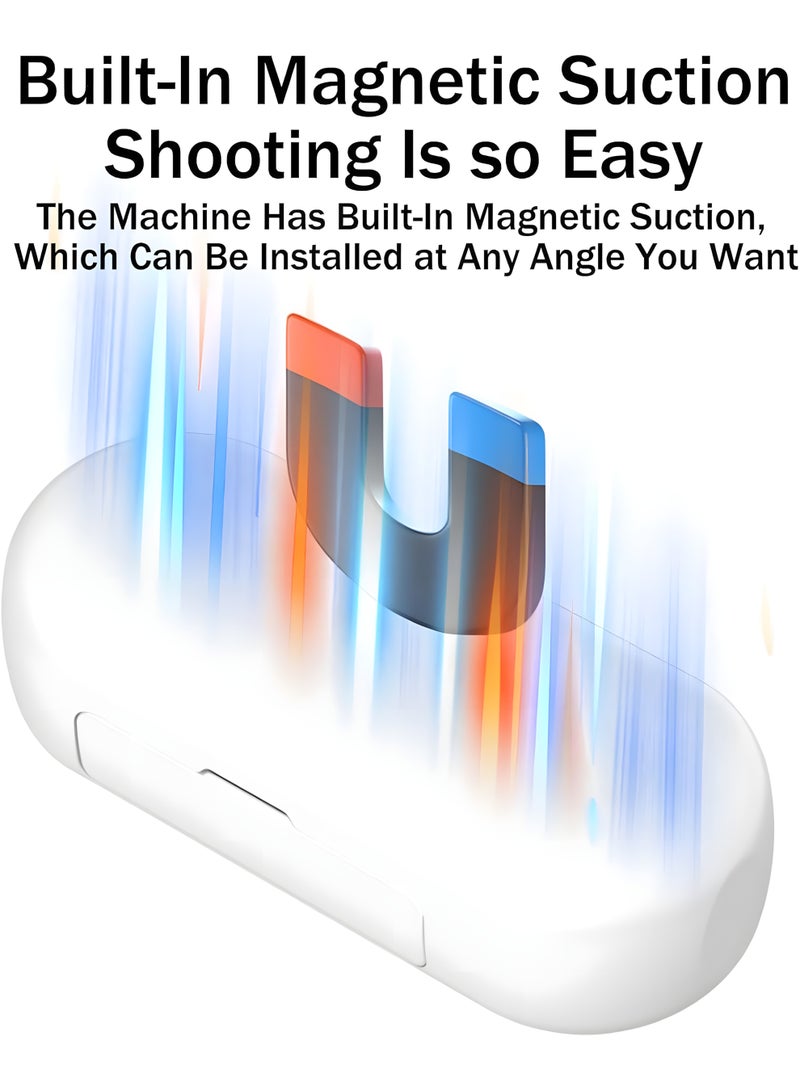 4K Action Camera with Magnetic Mount & Waterproof Case, Wi-Fi Touch Screen, Long Battery Life - Ideal for Cycling, Diving, Vlogging & Sports - Image 4