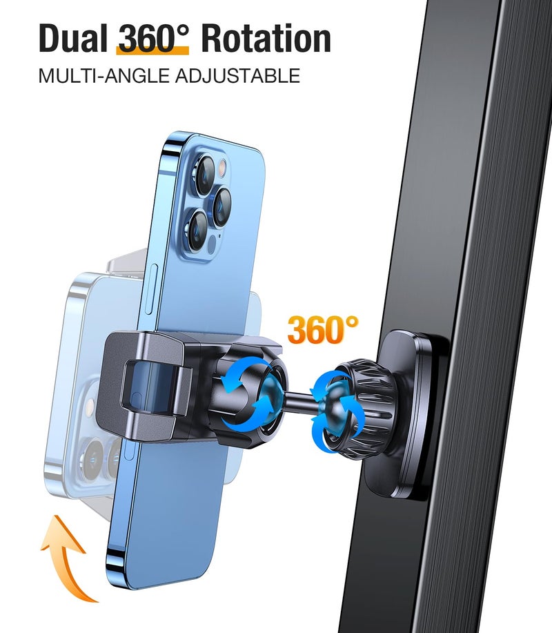 Coolpow Magnetic Phone Holder for Gymã€Strong Magnetsã€‘ Tripod Mount Ring Gym Magnetic Phone Holder Attach to Metal Surface, Gym Accessories for Men Women Essentials for All Smartphones 4.7-7" - Image 5