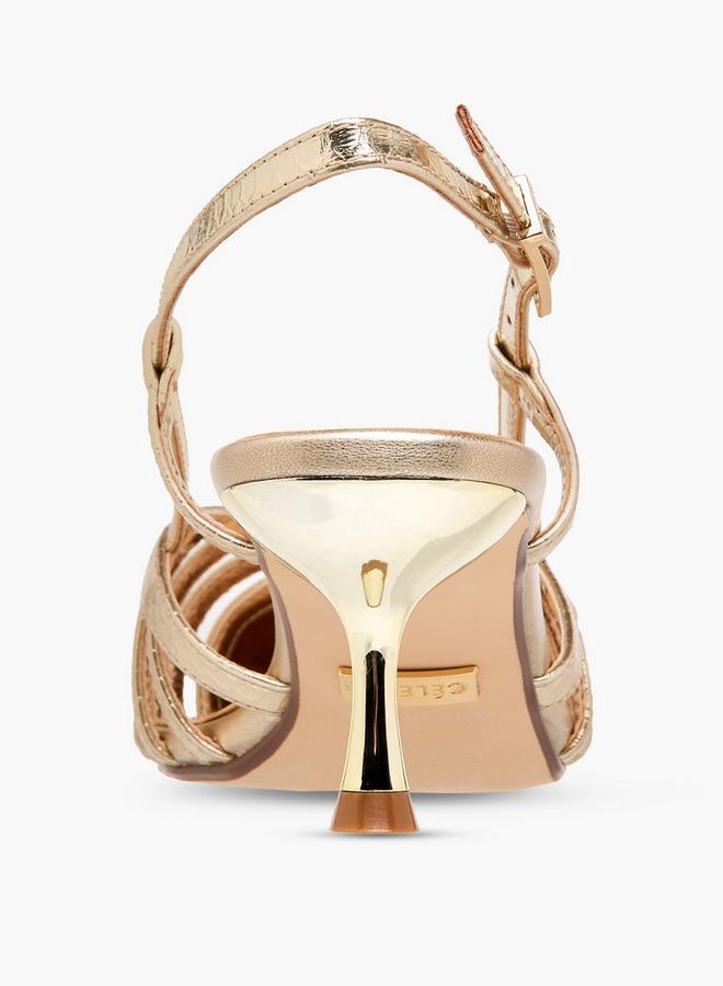 سيليست أحذية نسائية بكعب رفيع وإبزيم - Image 5