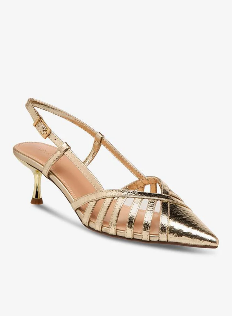 سيليست أحذية نسائية بكعب رفيع وإبزيم