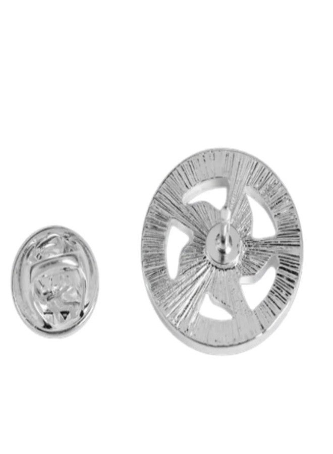 فوندريزينغ فور أ كوز دبوس للتوعية بمنع إساءة معاملة الأطفال - دبوس على شكل دولاب هوائي لجمع التبرعات والتوعية وتقديم الهدايا للوقاية من إساءة معاملة الأطفال/إهمالهم (دبوس واحد) - Image 2