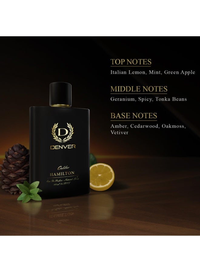 DENVER Hamilton Caliber Perfume - 100ML | Eau de Parfum - For Men | Long Lasting Luxury Scent Fragrance - Image 3