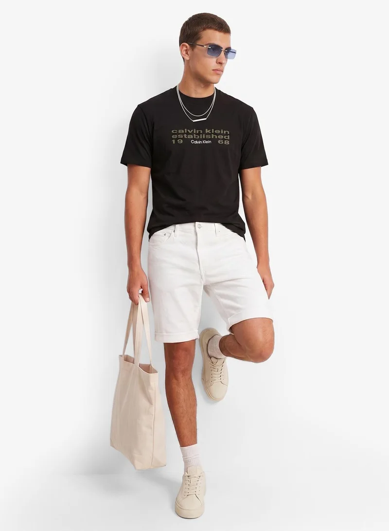 Logo Graphic Crew Neck T-Shirt