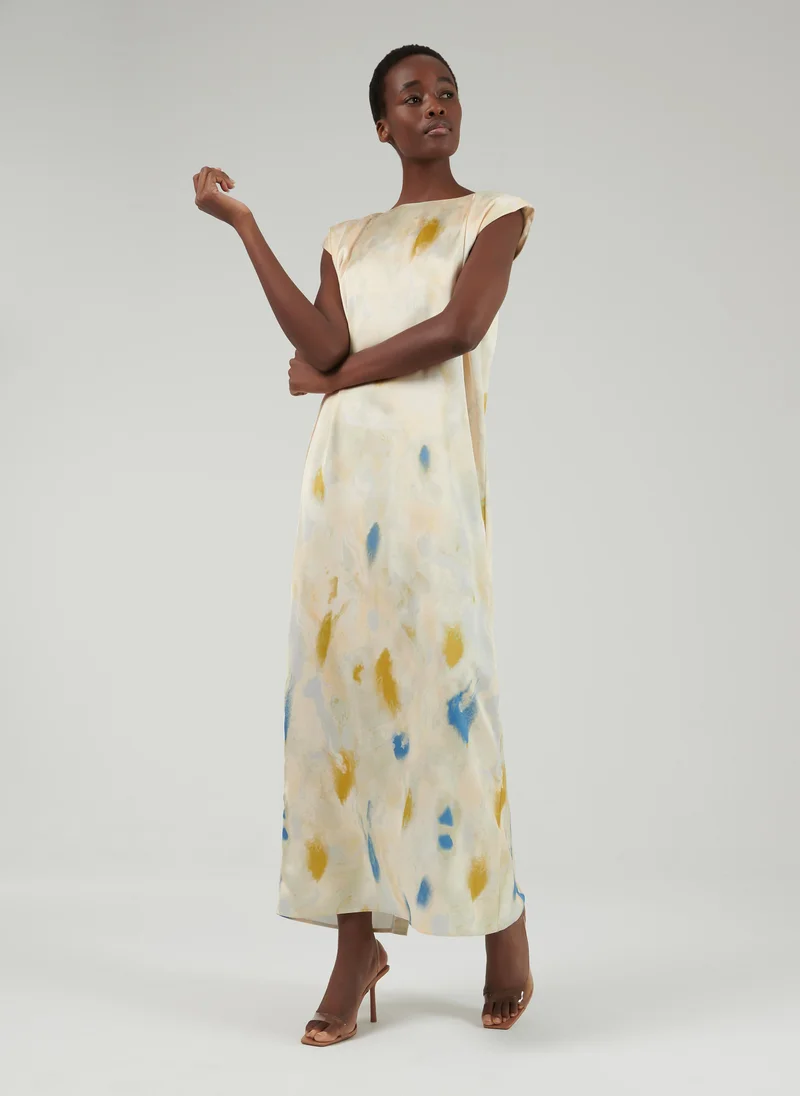 leem Watercolor Maxi Dress
