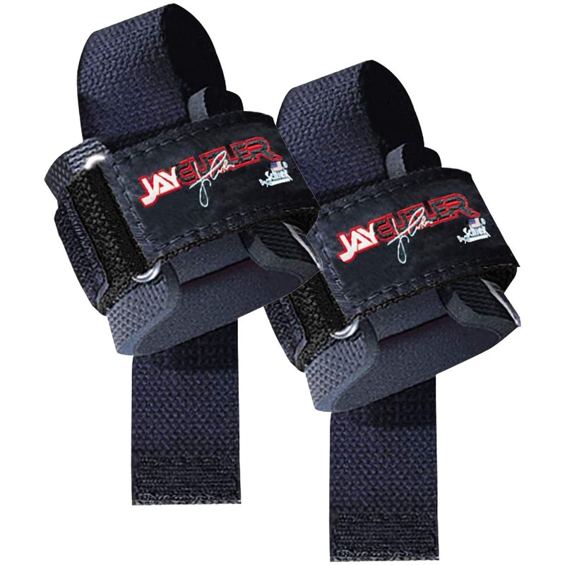 Schiek Sports Model J1000PLS Jay Cutler Signature Power Lifting Straps Black - Image 2
