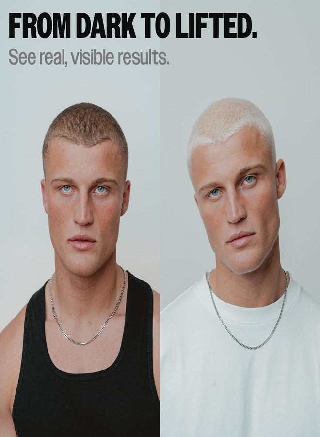 Slick Gorilla Hair Bleaching Kit Blonde Hair Dye for Men | Hair Lightening Kit with Permanent Hair Lightener | Blonde Hair Dye | DIY At-Home Hair Bleaching - Image 2