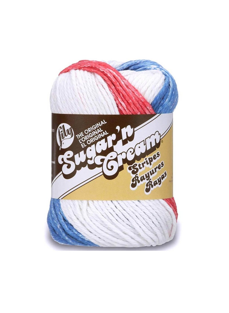Lily Sugar'n Cream Yarn - Stripes American - Image 2