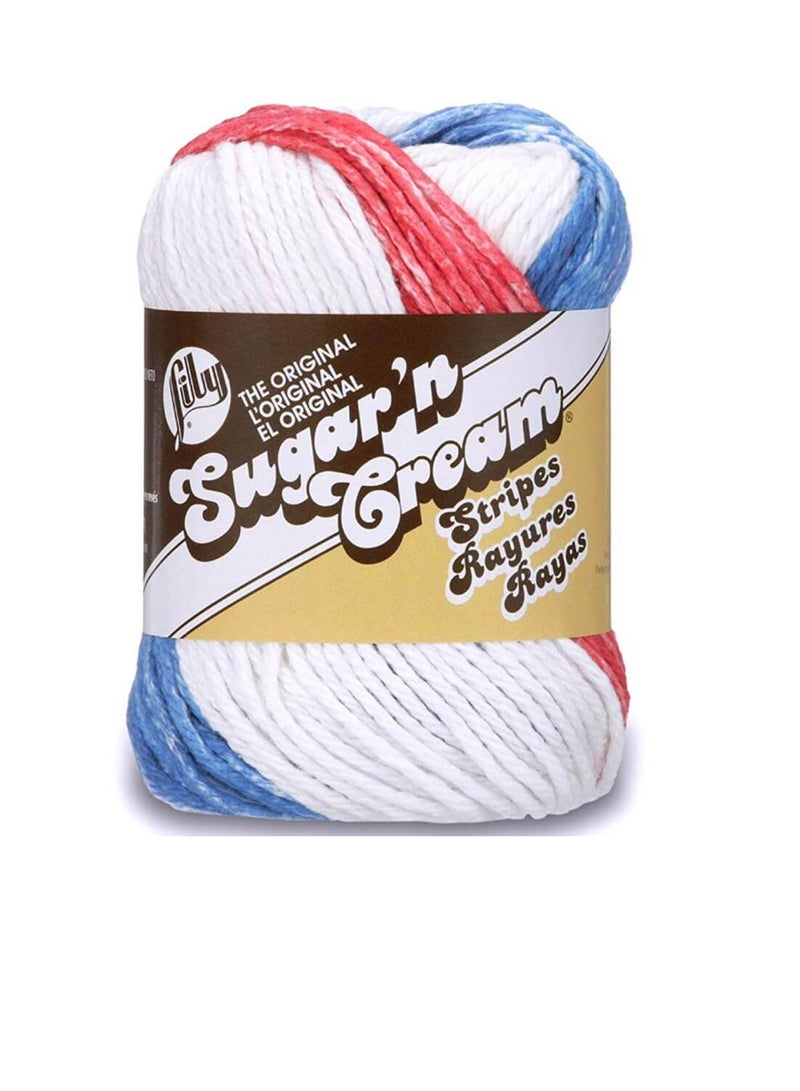 Lily Sugar'n Cream Yarn - Stripes American - Image 3