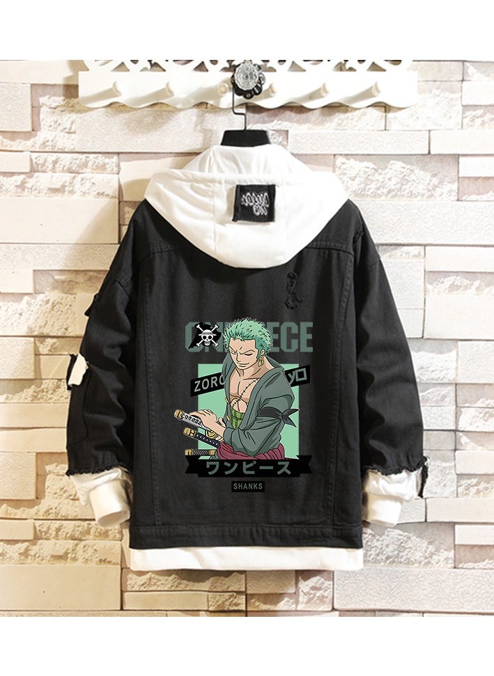 KUYING New One Piece Casual Loose Denim Jacket  - Image 1