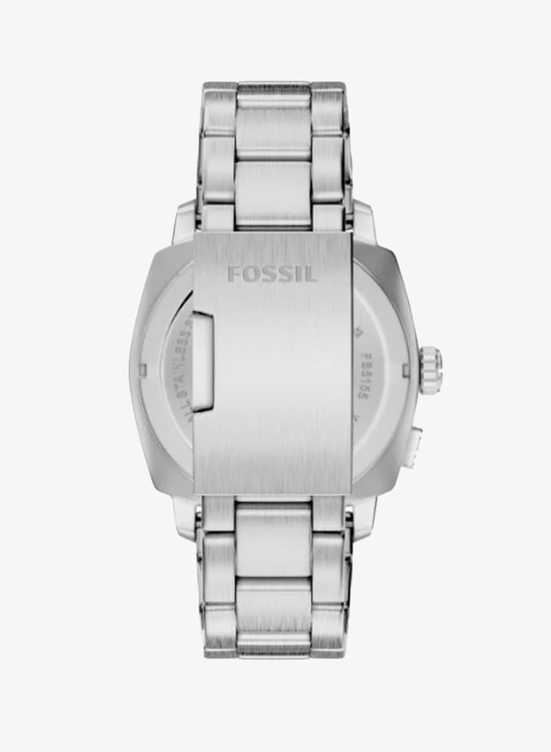 فوسيل ساعة  أنالوج رقمي بسوار معدني من الفولاذ المقاوم للصدأ