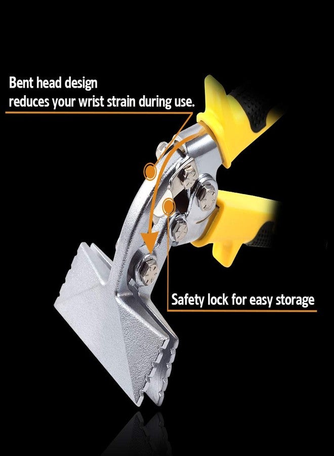 SPEEDWOX Hand Seamers Sheet Metal Tools Offset Metal Hand Seamer 3-Inch Curved Jaw Sheet Metal Bender Tools Metal Sheet Bending Pliers for Bending and Flattening Sheet Metal - Image 3