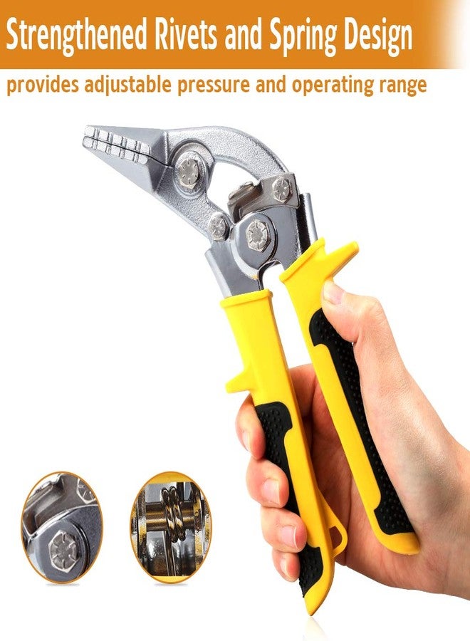SPEEDWOX Hand Seamers Sheet Metal Tools Offset Metal Hand Seamer 3-Inch Curved Jaw Sheet Metal Bender Tools Metal Sheet Bending Pliers for Bending and Flattening Sheet Metal - Image 4