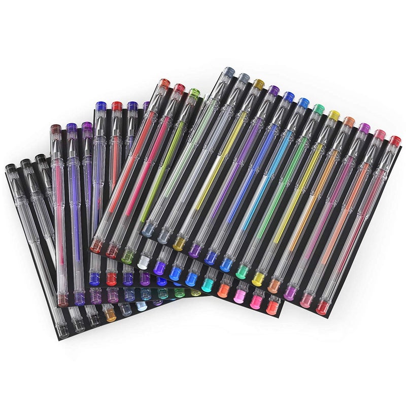 ARTEZA Gel Pens Colored Set of 60, Fine Point Pens for Journaling and Coloring, Vibrant Ink Pens for Adults - Image 4