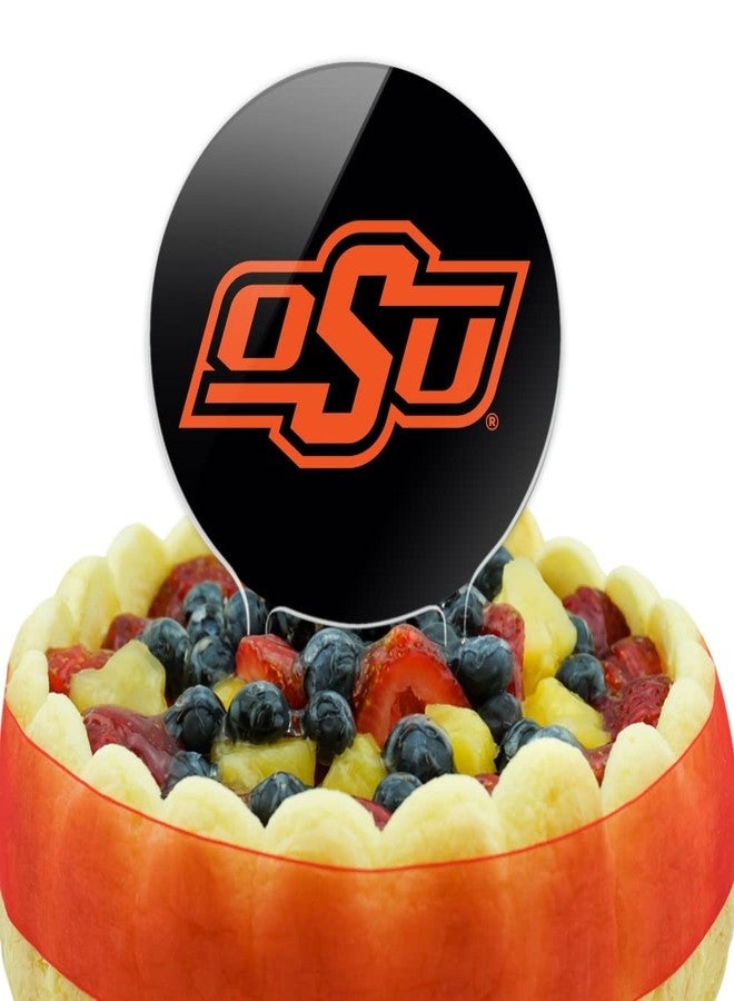 GRAPHICS & MORE Acrylic Oklahoma State University Cowboy Logo Cake Topper Party Decoration for Wedding Anniversary Birthday Graduation - Image 5