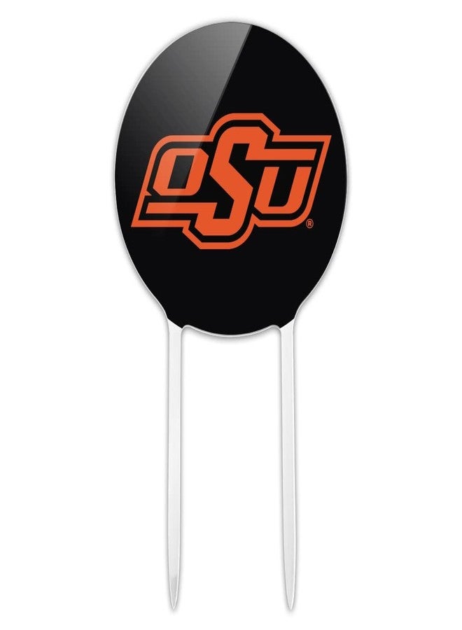 GRAPHICS & MORE Acrylic Oklahoma State University Cowboy Logo Cake Topper Party Decoration for Wedding Anniversary Birthday Graduation - Image 1