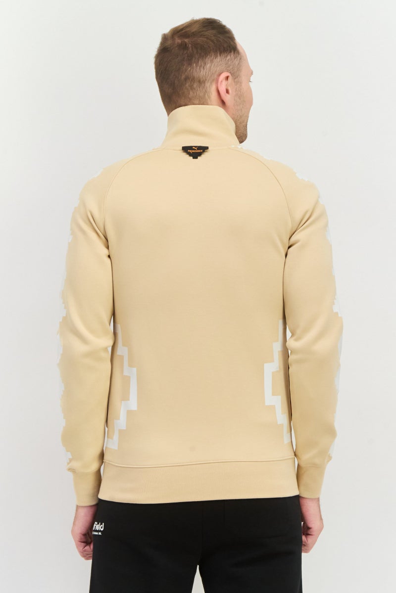 PUMA Puma x Pronounce Men Sportswear Fit Full Sleeve Printed Track Jacket, Beige  - Image 4