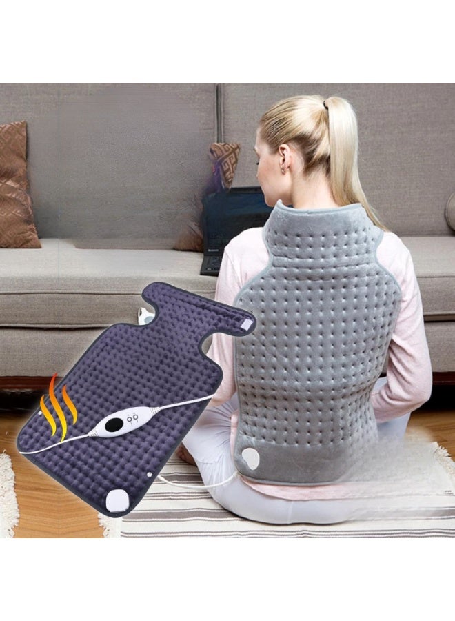 وسادة تدفئة للرقبة والظهر – تغطي الرقبة والظهر بالكامل مع 6 مستويات حرارة – مريحة وسهلة الاستخدام - Image 4