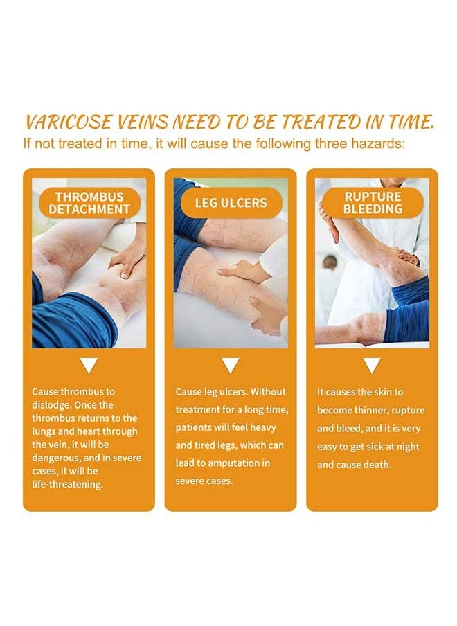 EELHOE - Vitamin K Varicose Veins Cream, Soothing Leg Cream, Varicose and Spider Veins Treatment Cream, Improve Blood Circulation, Fast Relieve Swelling Pain 60g - Image 1