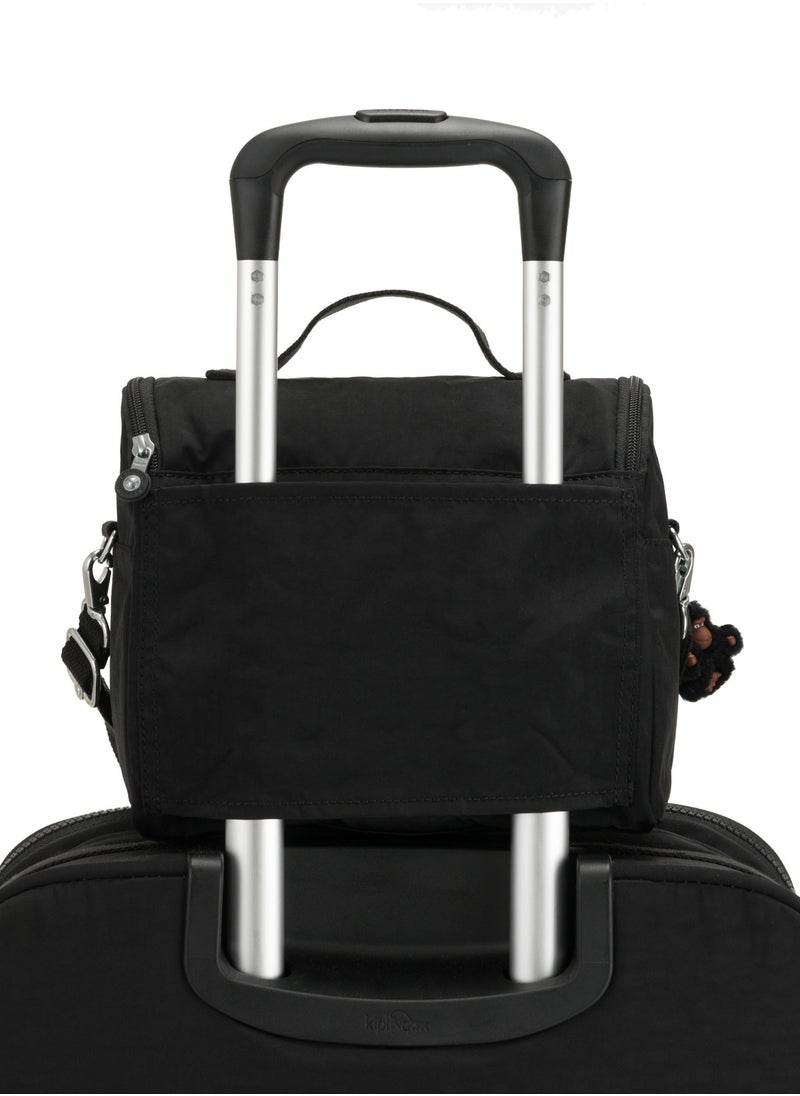 kipling New Kichirou kids Insulated medium lunch bag with trolley sleeve True Black  - Image 2
