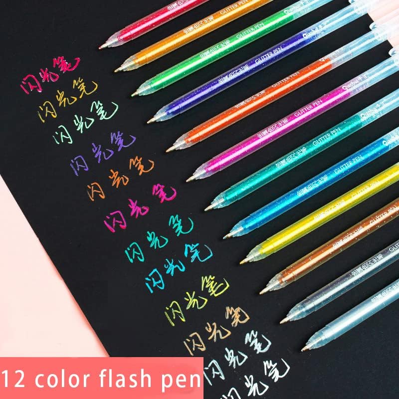 Weigav 12 Liquid Metal Pen for Wedding Birthday Guest Book, Black Page of Album, White Scrapbook Album - Image 5